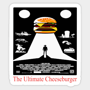 Cinematic Cheeseburger Spotlight - Grilled Cheese Sticker